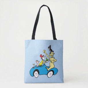 Dr. Seuss Groene Eieren en Ham Karakters in Auto Tote Bag