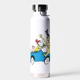 Dr. Seuss Groene Eieren en Ham Karakters in Auto Waterfles