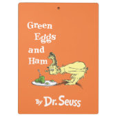 Dr. Seuss | Groene eieren en ham Klembord (Achterkant)