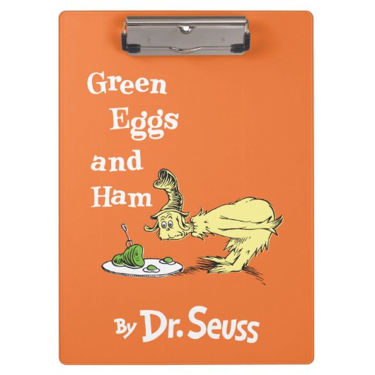 Dr. Seuss | Groene eieren en ham Klembord (Voorkant)