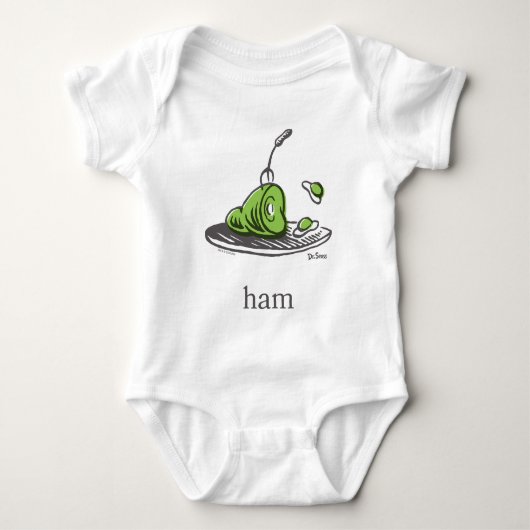 Dr. Seuss | Groene eieren en ham Romper (Voorkant)