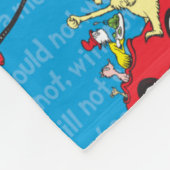 Dr. Seuss | Groene eieren en ham Storybook Fleece Deken (Hoek)