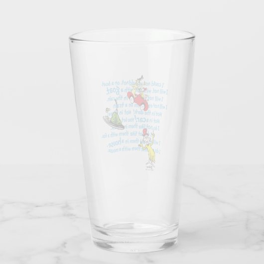 Dr. Seuss | Groene eieren en ham Storybook Glas (Achterkant)