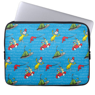 Dr. Seuss Groene eieren en ham Storybook Laptop Sleeve