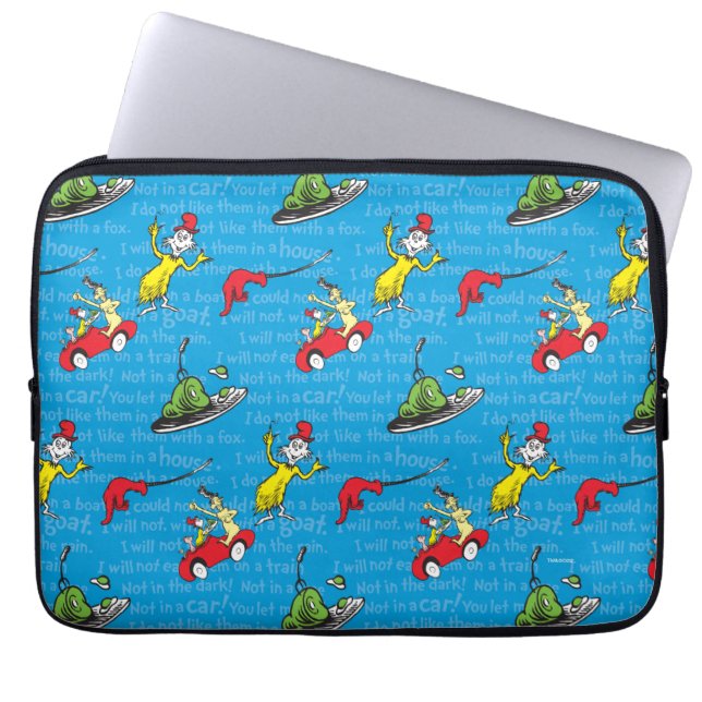 Dr. Seuss | Groene eieren en ham Storybook Laptop Sleeve (Voorkant)
