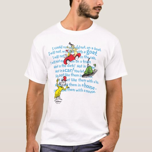 Dr. Seuss | Groene eieren en ham Storybook T-shirt (Voorkant)