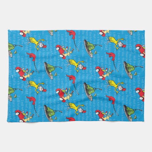 Dr. Seuss | Groene eieren en ham Storybook Theedoek (Horizontaal)