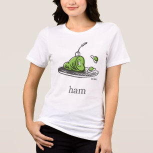 Dr. Seuss Groene eieren en ham Tri-Blend Shirt