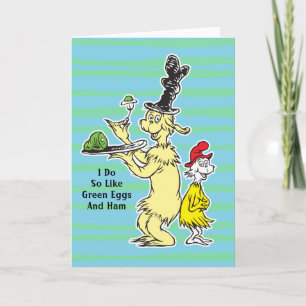 Dr. Seuss Groene eieren en ham Vriend & Sam-I- Kaart