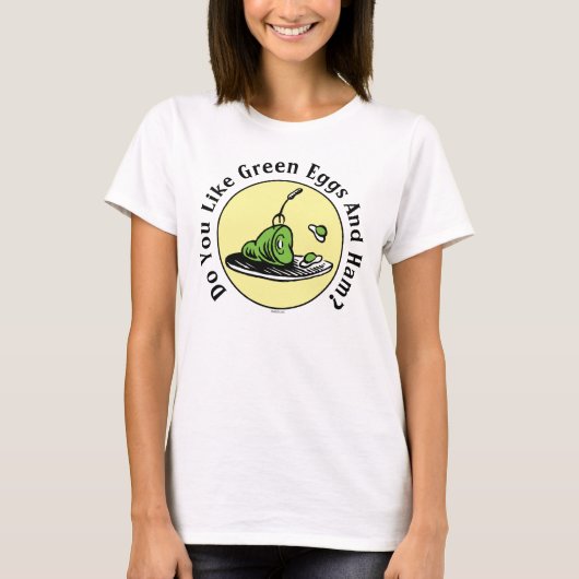 Dr. Seuss| Groene eieren en zwembad T-shirt (Voorkant)