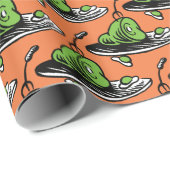 Dr. Seuss | Groene eieren en zwompictogram Cadeaupapier (Rol Hoek)