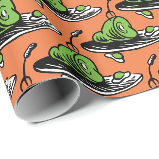 Dr. Seuss | Groene eieren en zwompictogram Cadeaupapier (Rol Hoek)