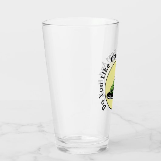 Dr. Seuss | Groene eieren en zwompictogram Glas (Rechts)