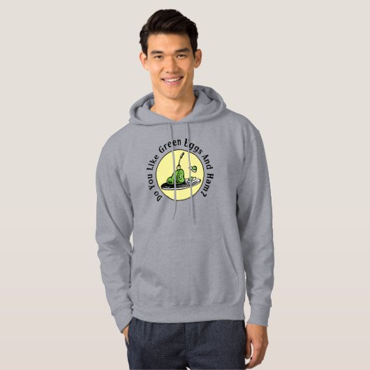 Dr. Seuss | Groene eieren en zwompictogram Hoodie (Voorkant volledig)