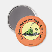 Dr. Seuss | Groene eieren en zwompictogram Magneet (Voorkant / Achterkant)