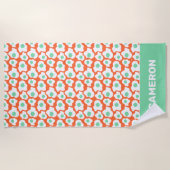 Dr. Seuss | Groene eieren en zwompictogram Strandlaken (Voorkant)