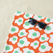 Dr. Seuss | Groene eieren en zwompictogram Strandlaken (In situ)