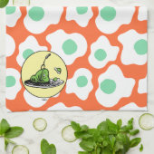 Dr. Seuss | Groene eieren en zwompictogram Theedoek (Gevouwen)