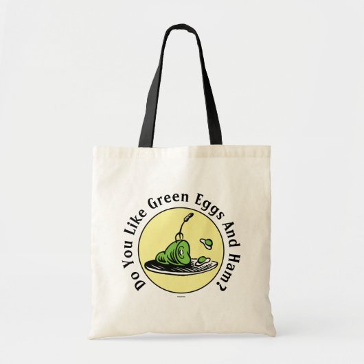 Dr. Seuss | Groene eieren en zwompictogram Tote Bag (Voorkant)