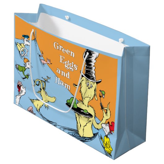 Dr. Seuss Groene Eieren & Ham Water Scene Groot Cadeauzakje (Voorkant Gekanteld)