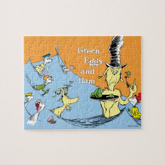 Dr. Seuss Groene Eieren & Ham Water Scene Legpuzzel (Horizontaal)