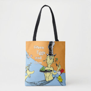 Dr. Seuss Groene Eieren & Ham Water Scène Tote Bag