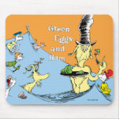Dr. Seuss Groene Eieren & Ham Waterscène Muismat (Voorkant)