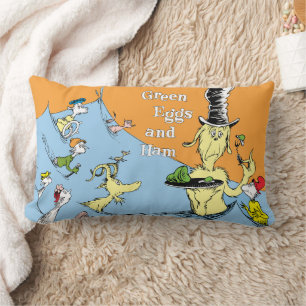 Dr. Seuss Groene Eieren & Ham Watertaferelen Kussen