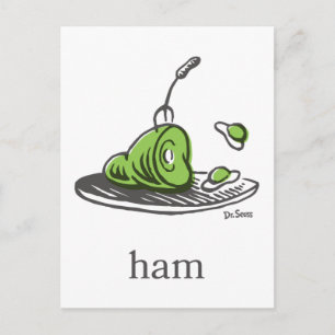 Dr. Seuss   Groene eieren met ham Briefkaart
