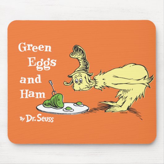 Dr. Seuss | Groene eieren met ham Muismat (Voorkant)