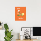 Dr. Seuss | Groene eieren met ham Poster (Thuiskantoor)