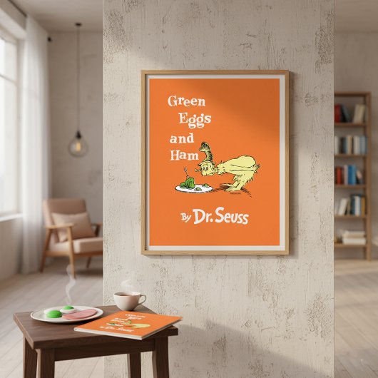Dr. Seuss | Groene eieren met ham Poster