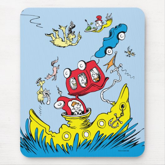 Dr. Seuss | Groene eieren met ham scène Muismat (Voorkant)