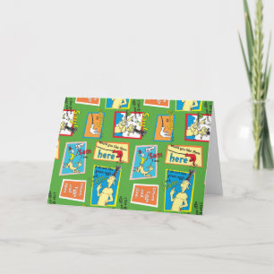 Dr. Seuss Groene Eieren met Ham Verhaal Citaten Kaart