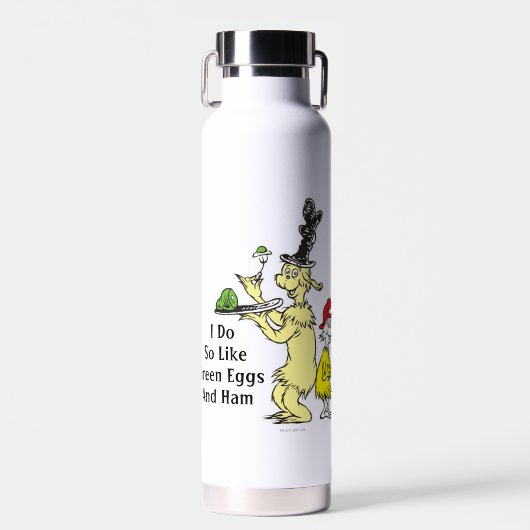 Dr. Seuss | Groene eieren met ham | Vriend & Sam-I Waterfles (Voorkant)