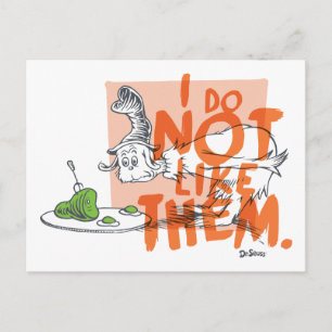 Dr. Seuss Guy-Am-I "Ik Hou Er Niet Van" Briefkaart