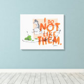 Dr. Seuss Guy-Am-I "Ik Hou Er Niet Van" Canvas Afdruk (Insitu (Houten vloer))
