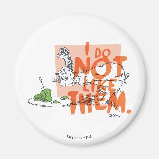 Dr. Seuss Guy-Am-I "Ik Hou Er Niet Van" Magneet (Voorkant)