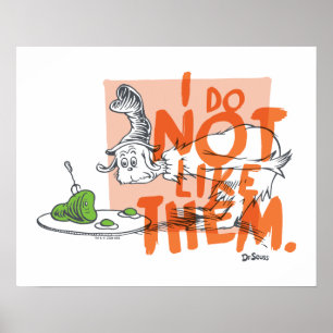 Dr. Seuss Guy-Am-I "Ik Hou Er Niet Van" Poster