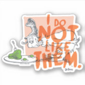 Dr. Seuss Guy-Am-I "Ik Hou Er Niet Van" Sticker (Voorkant)