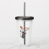 Dr. Seuss | Halloween Cat in het Pet Acryl Drinkbeker (Voorkant)