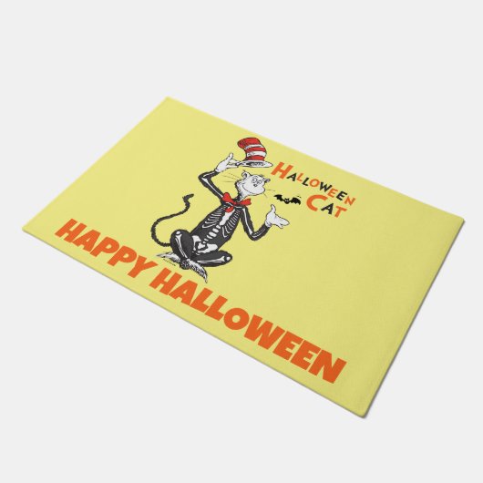 Dr. Seuss | Halloween Cat in het Pet Deurmat (Schuin)