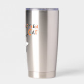 Dr. Seuss | Halloween Cat in het Pet Geïsoleerde Drinkbeker (Achterkant)