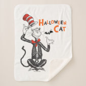 Dr. Seuss | Halloween Cat in het Pet Sherpa Deken (Voorkant)