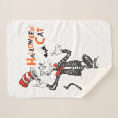Dr. Seuss | Halloween Cat in het Pet Sherpa Deken (Voorkant (horizontaal))