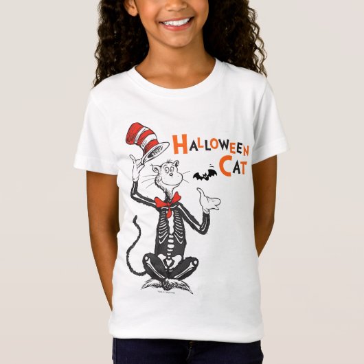 Dr. Seuss | Halloween Cat in het Pet T-shirt (Voorkant)