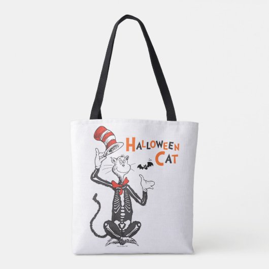 Dr. Seuss | Halloween Cat in het Pet Tote Bag (Achterkant)
