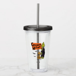 Dr. Seuss Halloween Grinch Nacht Grafisch Acryl Drinkbeker