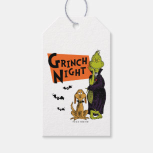 Dr. Seuss   Halloween Grinch Nacht Grafisch Cadeaulabel