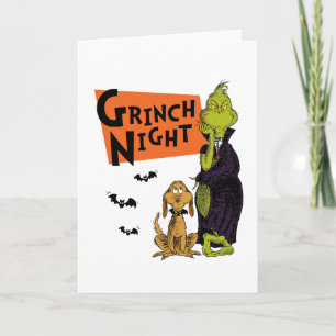 Dr. Seuss   Halloween Grinch Nacht Grafisch Kaart